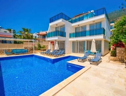 Kalkan villa terrace